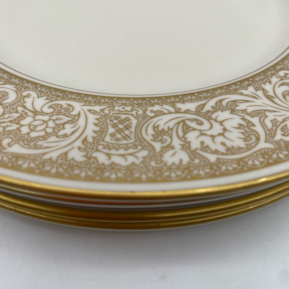 Gold Renaissance - Franciscan Masterpiece China. Four Salad Plates - Picture 3 of 4